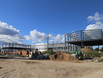 承德亞歐果仁有限公司在建杏核破碎、杏仁脫苦車間項(xiàng)目初見規(guī)模