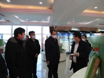 12月13日，市委書記王賀民蒞臨亞歐公司指導(dǎo)